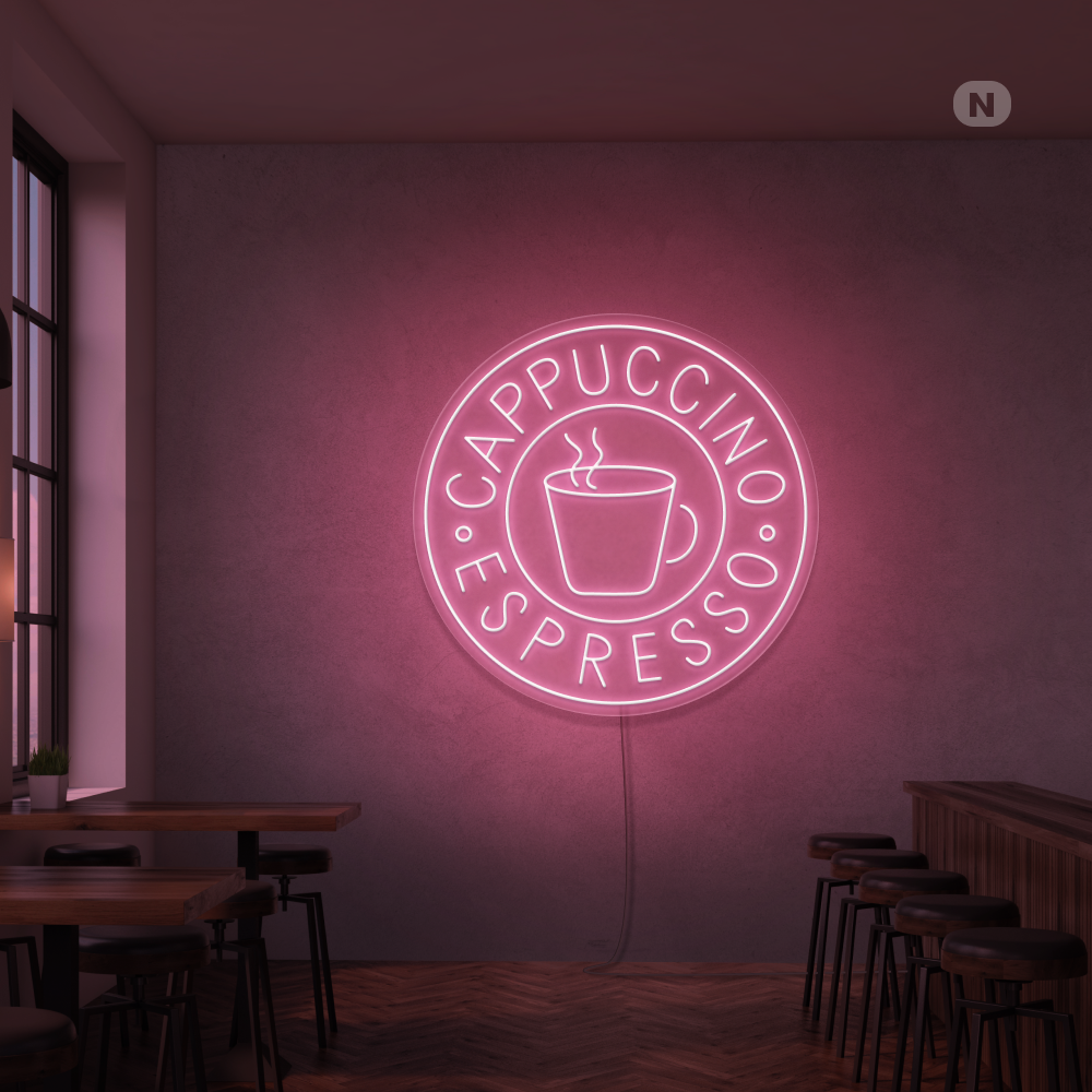 Neonskilt Cappucino Espresso