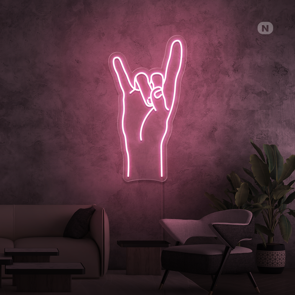 Neonskilt Rock & Roll