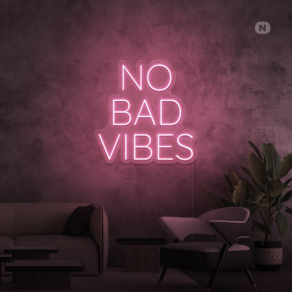 Neonskilt No Bad Vibes