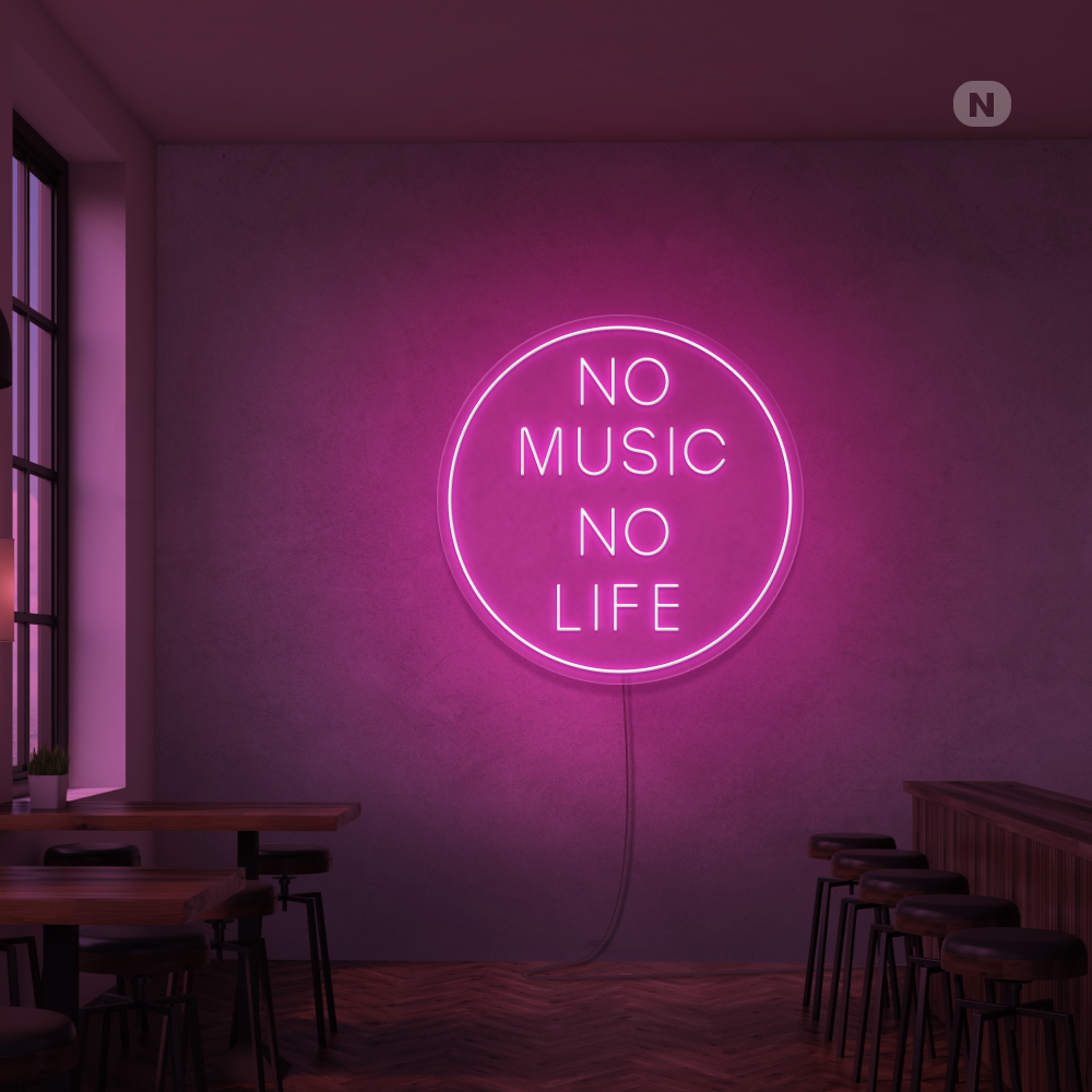 Neonskilt Musik