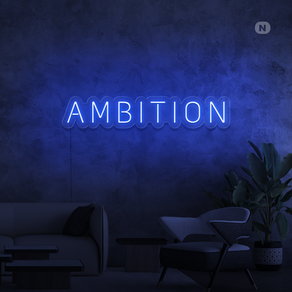 Neonskilt Ambition