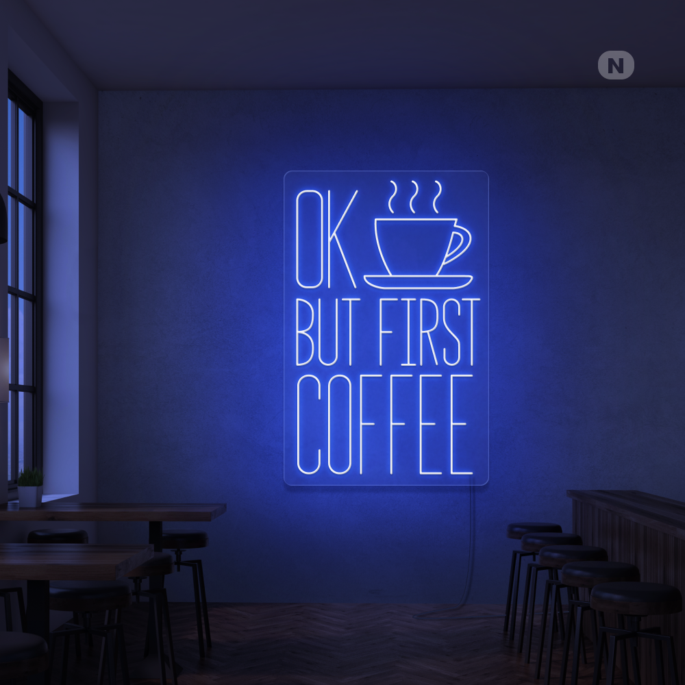 Neonskilt Kaffe