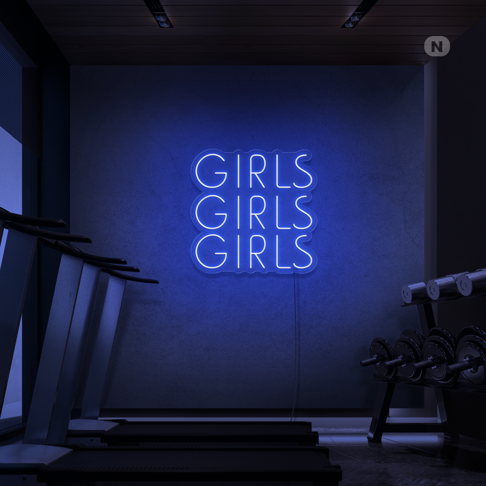 Neonskilt Girls Girls Girls