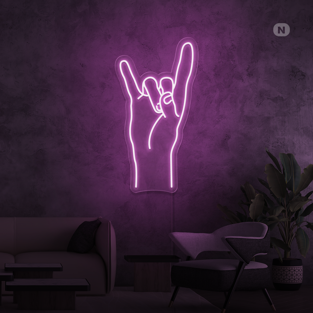 Neonskilt Rock & Roll