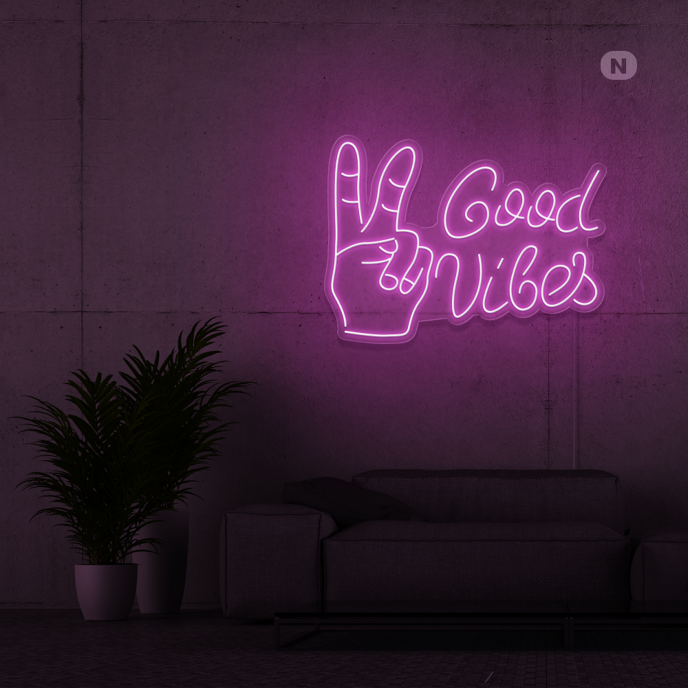 Neonskilt Good Vibes
