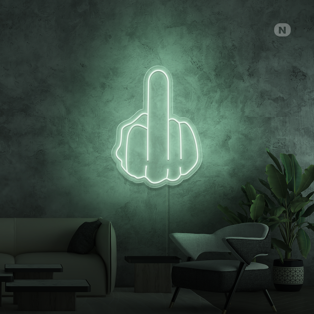 Neonskilt Langfinger