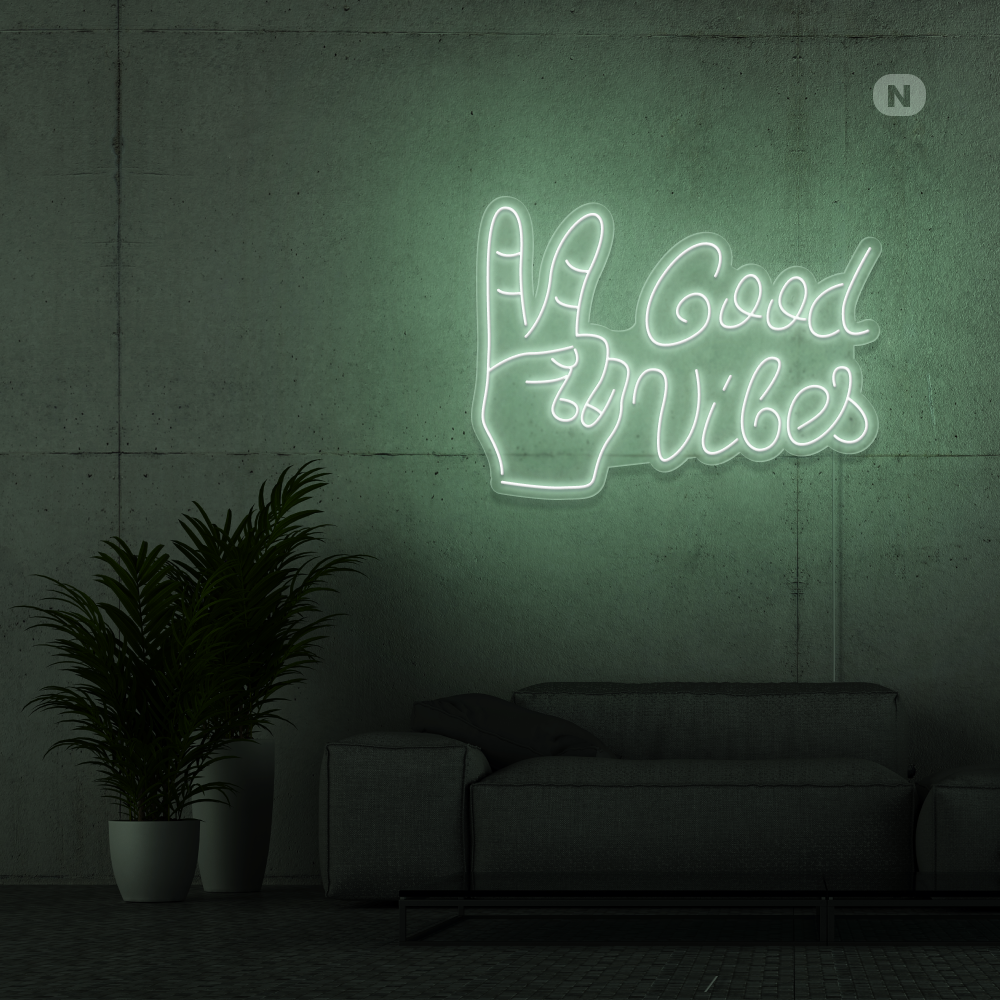 Neonskilt Good Vibes