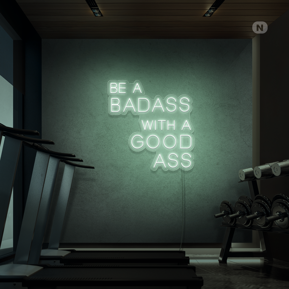 Neonskilt Gym Quote