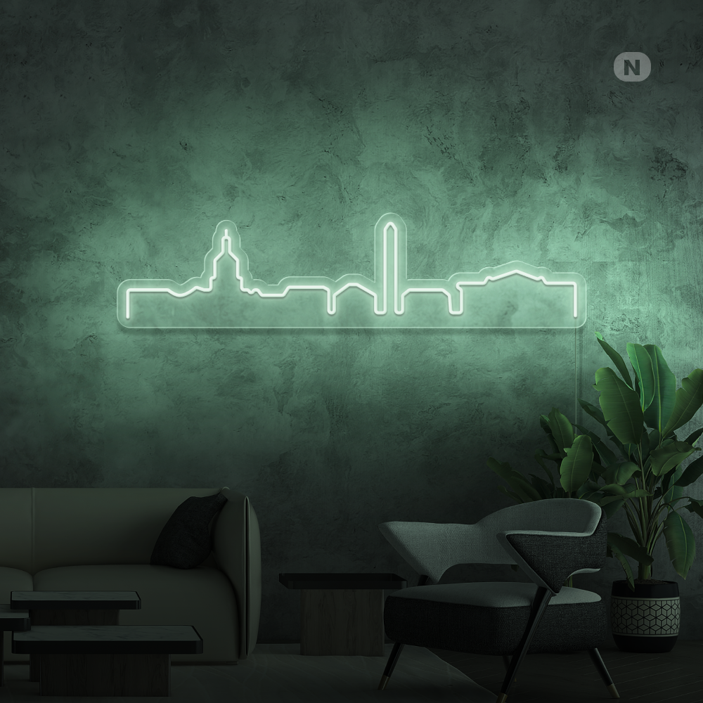 Neonskilt Skyline