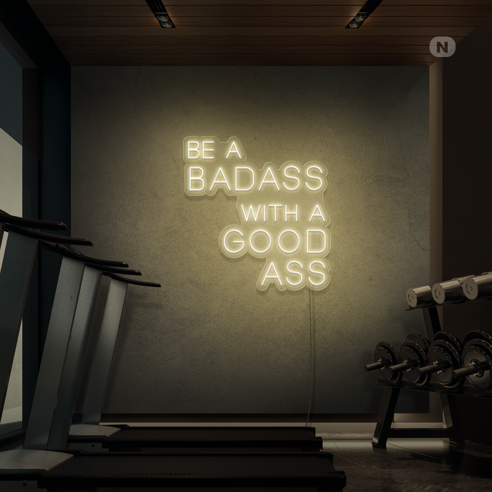 Neonskilt Gym Quote