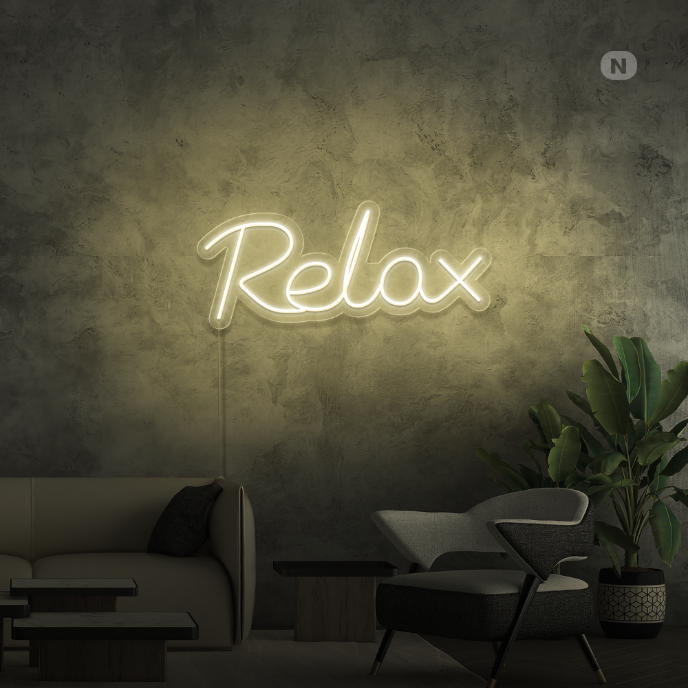 Neonskilt Relax