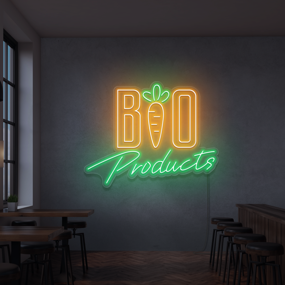 Neonskilt Bio Producten